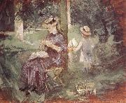 Berthe Morisot The mother and her son in the garden oil painting picture wholesale